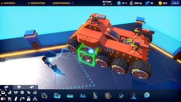 Kỹ năng trong Game Trailmakers tập trung vào lắp ráp kết hợp sáng tạo xe mới