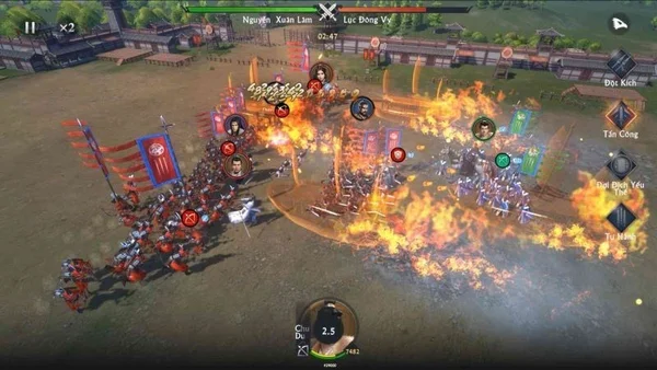 Game Hùng Đồ Bá Nghiệp lấy bối cảnh thời Tam Quốc