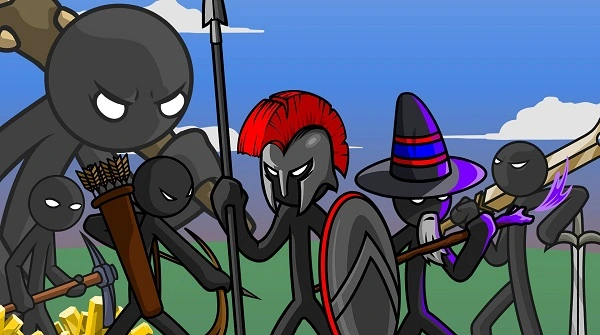 Đồ họa game Stick War đơn giản nhưng cuốn hút