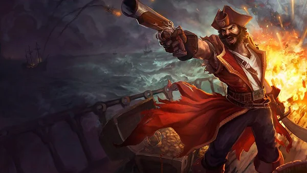 Gangplank trong tựa game Đấu Trường Chân Lý