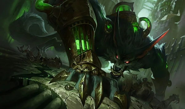Warwick trong tựa game Đấu Trường Chân Lý