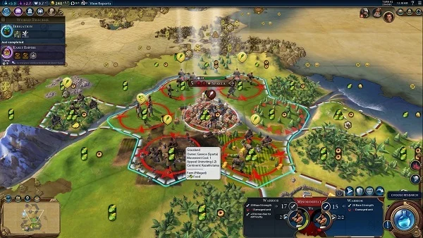 Chế độ chơi hấp dẫn, lôi cuốn của Game Civilization VI