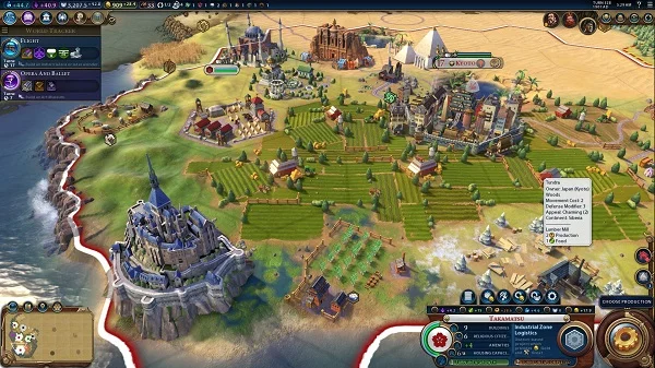 Đồ họa và âm thanh trong Game Civilization VI cực kỳ sống động