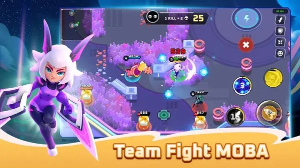 Gameplay của Thetan Arena: MOBA Survival kết hợp giữa các yếu tố của trò chơi MOBA và sinh tồn