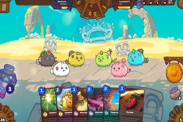 Game Axie Infinity có lối chơi khá đơn giản