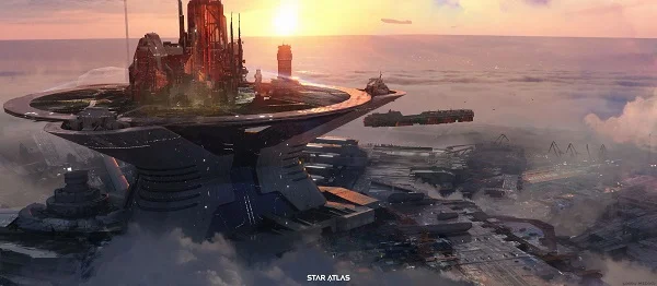 Đồ họa 3D của game Star Atlas cực kỳ đẹp mắt