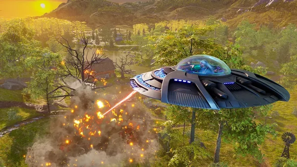 Đồ họa 3D ấn tượng trong Game Destroy All Humans! (2005 video game)