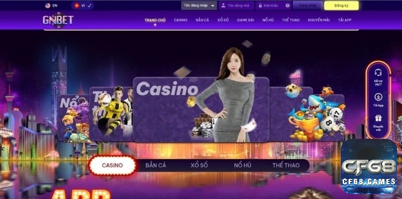 Gnbet sở hữu kho game cá cược đa dạng