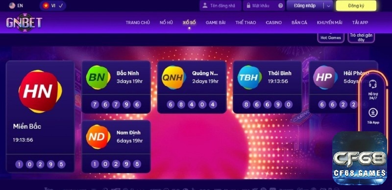 Đăng nhập Gnbet quy trình đơn giản, nhanh chóng, an toàn