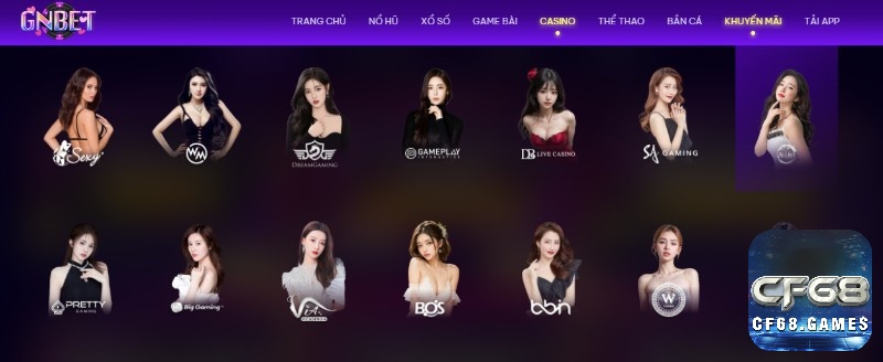 Live Casino với hệ thống chia bài trực tuyến chân thực