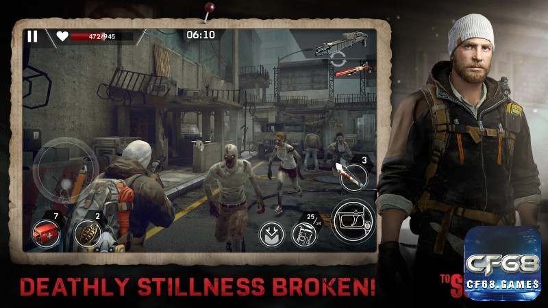 Left to Survive nổi bật với đồ họa 3D chi tiết và không gian sinh tồn kinh dị