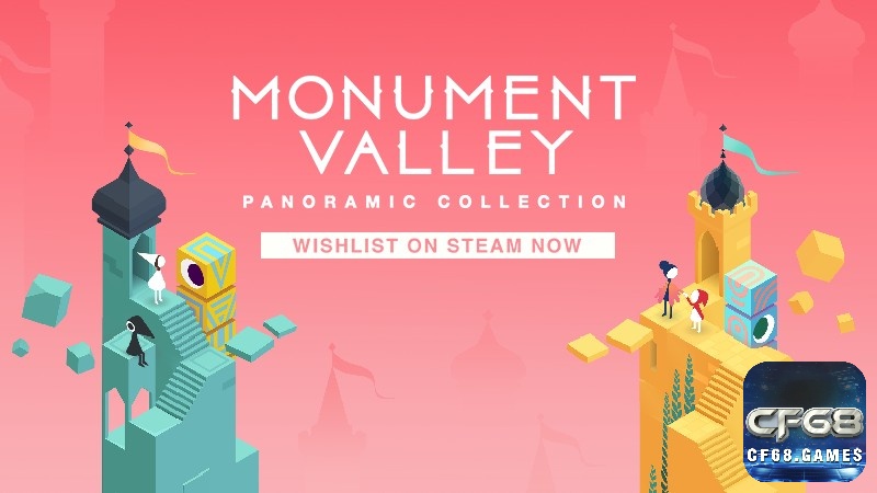 Monument Valley là game giải đố sáng tạo với đồ họa tối giản