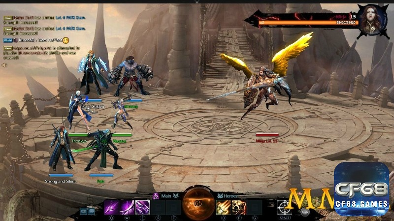 Nova Genesis: Cosmic Alliance có yếu tố MMORPG với không gian vũ trụ mở rộng lớn