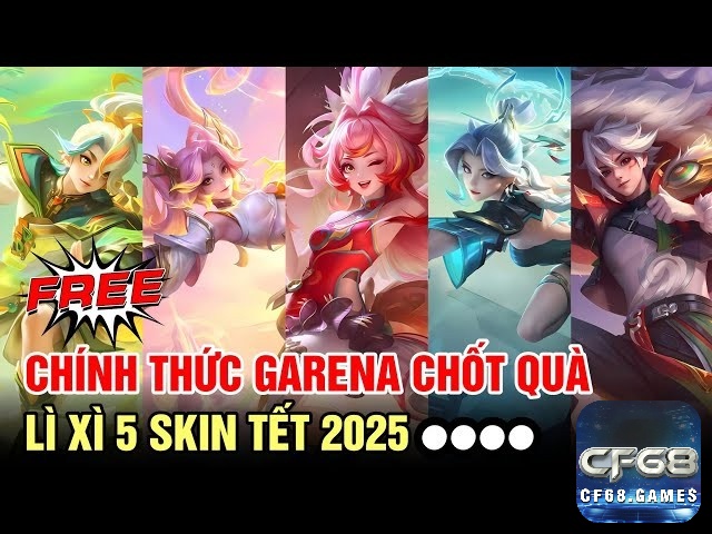 Nhận skin mới qua Garena