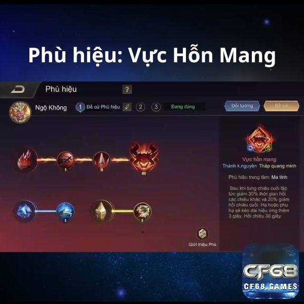 Phù hiệu Vực Hỗn Mang tăng chống chịu và khống chế
