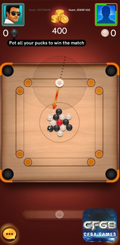 Carrom Pool có cách chơi rất đơn giản và dễ hiểu.