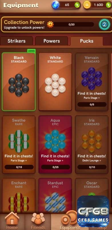 Striker được coi là linh hồn của người chơi trong game Carrom Pool