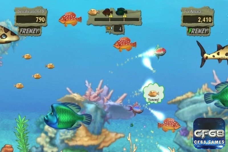 Feeding frenzy 2 kết hợp hành động và chiến thuật