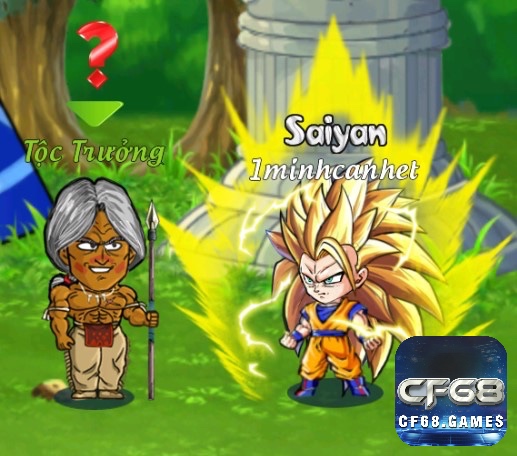 Tính năng nổi bật biến hình Saiyan nhằm tăng sức mạnh và thay đổi ngoại hình nhân vật