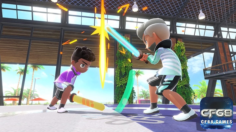 Nintendo Switch Sports – Phiên bản hiện đại của Wii Sports với 7 môn thể thao, sử dụng Joy-Con để mang lại trải nghiệm chơi chân thực trên Nintendo Switch