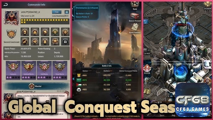 War of Nations: Global Conquest là một tựa game chiến lược thời gian thực hấp dẫn