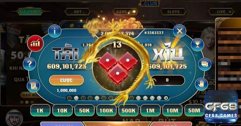 Cùng cf68 khám phá chiến thuật và kinh nghiệm chơi tài xỉu online hiệu quả