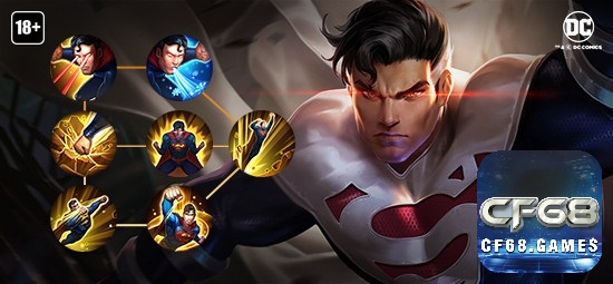 Superman sẽ có 2 trạng thái để chơi nên anh em hãy tìm hiểu kĩ nhé
