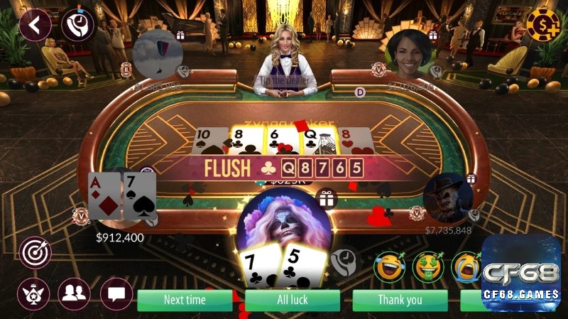 Zynga poker offline phổ biến trong các ứng dụng poker offline mobile