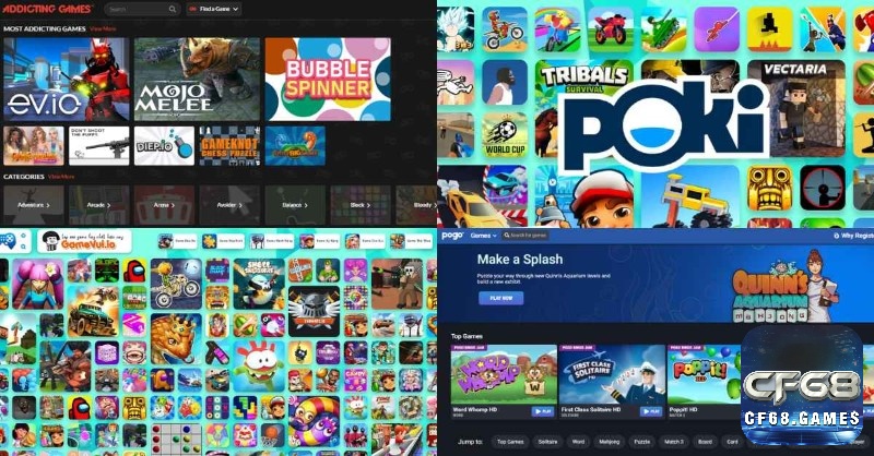 Truy cập trang web chuyên về game để tải game online hay uy tín
